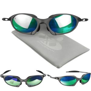 Oculos Sol Cinza Lupa Masculino Metal Proteção Uv + Case Presente Verão Black Iridium Polarizado