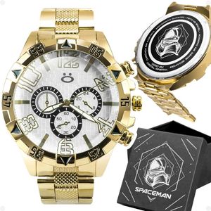 Relogio Masculino Aço Inoxidavel Dourado Prova Dagua Preto Pesado Original Presente Social Analogico