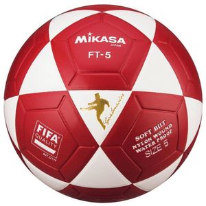 Bola De Futevôlei Mikasa Ft-5 Edição Natalia Guitler Vermelho E Branco Oficial
