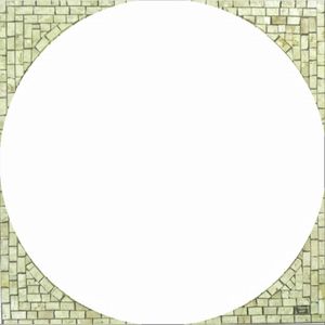 Travertino Moldura Acabamento Quadrado Tamanho 60cm