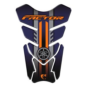 Adesivo Protetor De Tanque Resinado Moto Yamanha Factor Azul Cor Azul