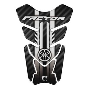 Adesivo Protetor De Tanque Resinado Moto Yamanha Factor Preto Cor Preto