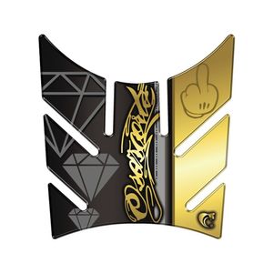 Protetor Tanque Moto Yamaha Crosser Lander Xtz 250 Dourado Cor Dourado