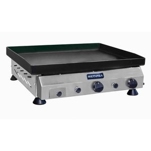 Chapa De Fritura Metvisa A Gás 60cm 02 Queimadores