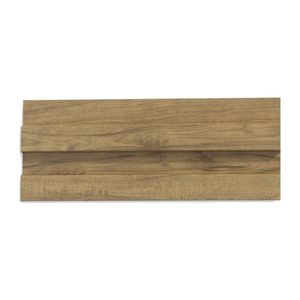 Painel Ripado De Poliestireno 12 Cm X 2,85 Unidades - Carvalho