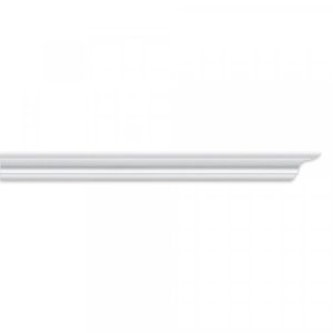 Kit Com 3 Barras Roda Teto De Poliestireno 2.2cm X 22mm X 2,00m C30 Homestar 6m Branco