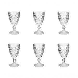 Jogo Taca Vidro Bico Abacaxi Cristal 310ml