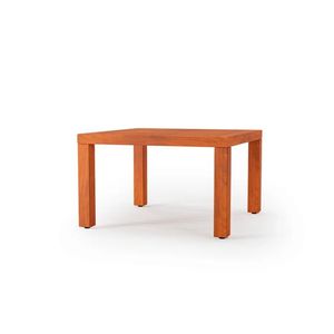 Mesa De Centro Riviera 50cm X 50cm Nogueira