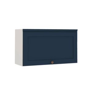 Aéreo 1 Porta Basculante Branco/azul - Moderno E Funcional
