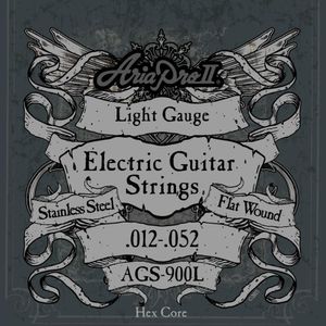 Encordoamento Para Guitarra Leve Flatw .011 Ags900l Aria Pro Ii
