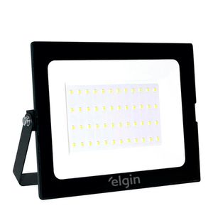 Refletor Led Elgin 50w 6500k Preto