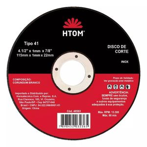 Disco De Corte Tipo 41 M.4.1-2" - Htom