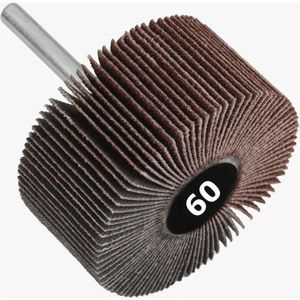 Roda De Lixa Mini Pg - Minikontour - Med. 40mm X 20mm - Grana 60 - Quantidade 5 Peças - Convertop