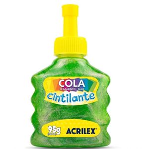Cola Cintilante 95g - Acrilex Verde