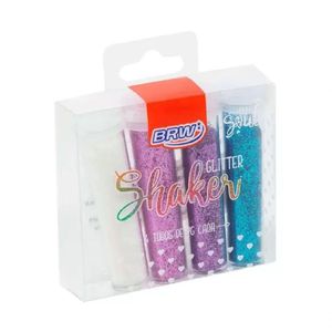 Glitter Shaker Colors 4 Cores ? 7g Cada - Brw Unica Glitter Shaker Colors 4 Cores ? 7g Cada - Brw