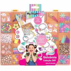 My Style Kit Pulseiras Unicórnio Coleção Diy - Multikids