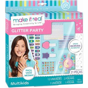 Kit Para Unhas Make It Real Glitter Party - Multikids
