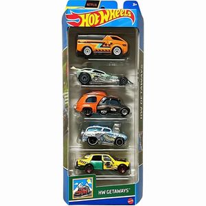 Carrinhos Hot Wheels Getaways Htv46 C- 5 Carros - Mattel