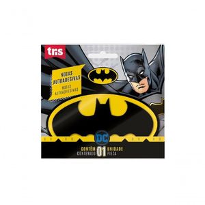 Bloco De Notas Autoadesivo Batman 100 Folhas - Tris Unica Bloco De Notas Autoadesivo Batman 100 Folhas - Tris