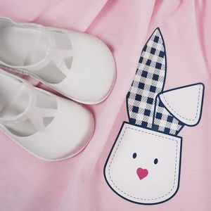 Boneca Meu Bebê Loira C- Vestido - Estrela - Rosa