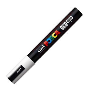 Marcador Multiuso Uni Posca Marker 2.5mm - Mitsubishi Branco