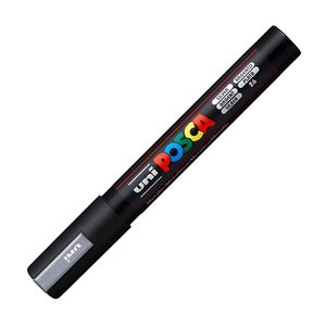 Marcador Multiuso Uni Posca Marker 2.5mm - Mitsubishi Prata