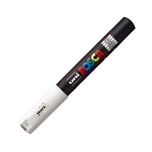 Marcador Multiuso Uni Posca 0.7mm - Mitsubishi Branco
