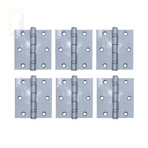 Caixa Com 150 Dobradiças Polido C-reto 3 ½ X 3