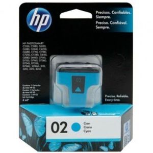 Cartucho Hp 02 C8771wl Azul