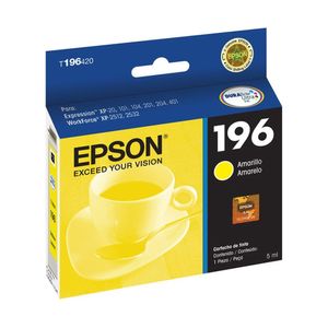 Cartucho De Tinta Epson T196420 T196 Amarelo | Xp101 Xp201 Xp214 Xp401 Xp411 Wf-2532