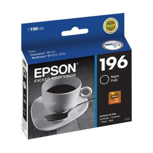 Cartucho De Tinta Epson T196120 T196 Black | Xp101 Xp201 Xp214 Xp401 Xp411 Wf-2532