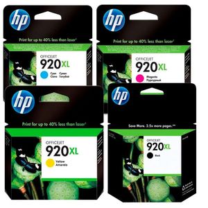 Cartucho Hp 920xl Conjunto 4 Cores 6000 6500 E709c 7500a