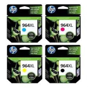 Cartucho Hp 964xl Kit 4 Cores 3ja57al