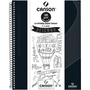 Caderno Sketchbook Desenho 140g-m² 40 Folhas Canson