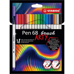 Caneta Pen 68 Arty Estojo C-18 Cores Stabilo