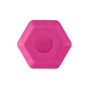 Borracha Ergonômica Hexagonal Color Joy Leo&leo Rosa