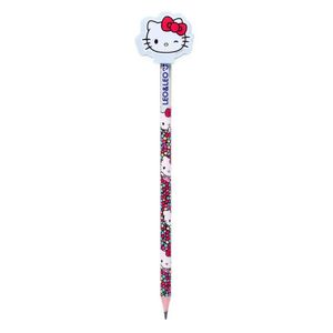 Lápis Hb Com Borracha Na Ponta Hello Kitty Leo&leo Azul Claro