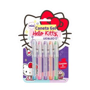 Caneta Gel Mini 1.0mm Hello Kitty Colorida Leo&leo