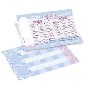 Bloco Mensal Dac Para Anotações 13 Folhas Decoradas Disney Stitch