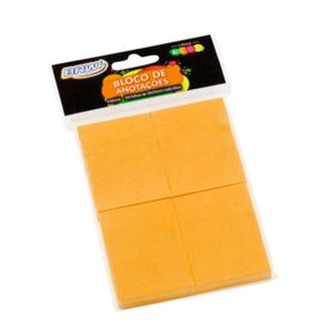 Bloco Adesivo Smart Notes Laranja Brw