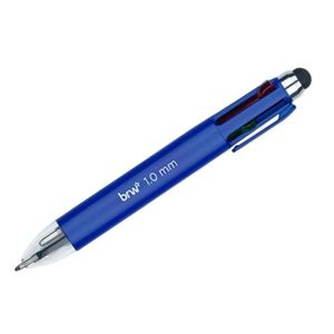 Caneta Esferográfica Mini 4 Cores 1.0mm Brw