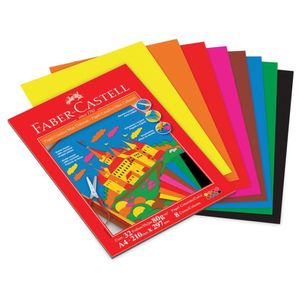 Papel Criativo Max Colorset A4 32 Folhas 8 Cores Faber-castell