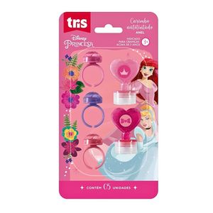 Kit Carimbo Autotintado Princesas 5 Peças Tris