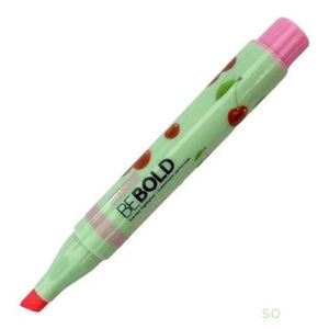 Marca Texto Com Aroma De Frutas Be Bold Newpen Rosa Pastel (cereja)