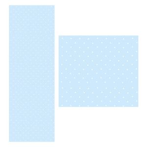 Papel De Parede Adesivo Bolinha Azul 1,5 Metros O Rolo Np358