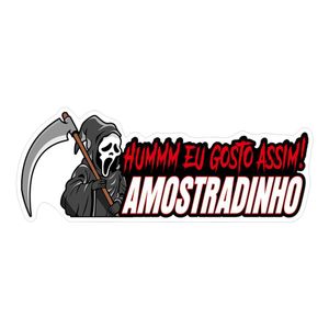 Adesivo Hummmm Eu Gosto Assim Amostradinho Branco