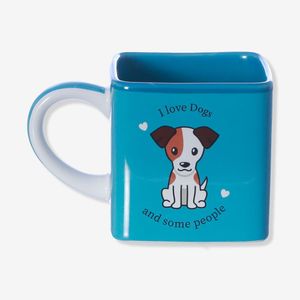 Caneca Cubo I Love Dogs Zonacriativa