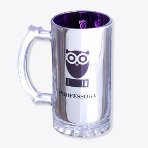 Caneca De Chopp Eletrostática Profissões Professora - Zonacriativa