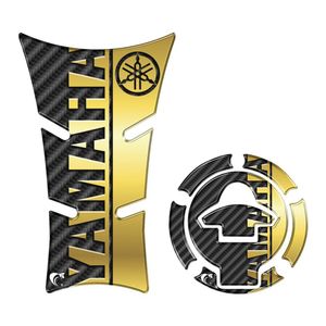Kit Protetor Tanque E Bocal Adesivo Moto Yamaha Fz25 2023-2024 Dourado Dourado