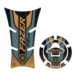 Kit Protetor Tanque E Bocal Adesivo Moto Yamaha Fz25 2023-2024 Laranja Laranja